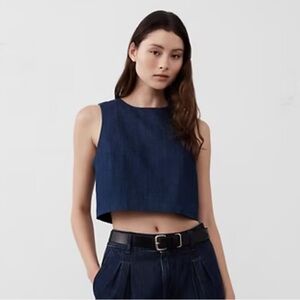 Banana Republic Cropped Denim Top